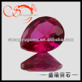 synthetic corundum red pear shape ruby RUPR-7x9-5#